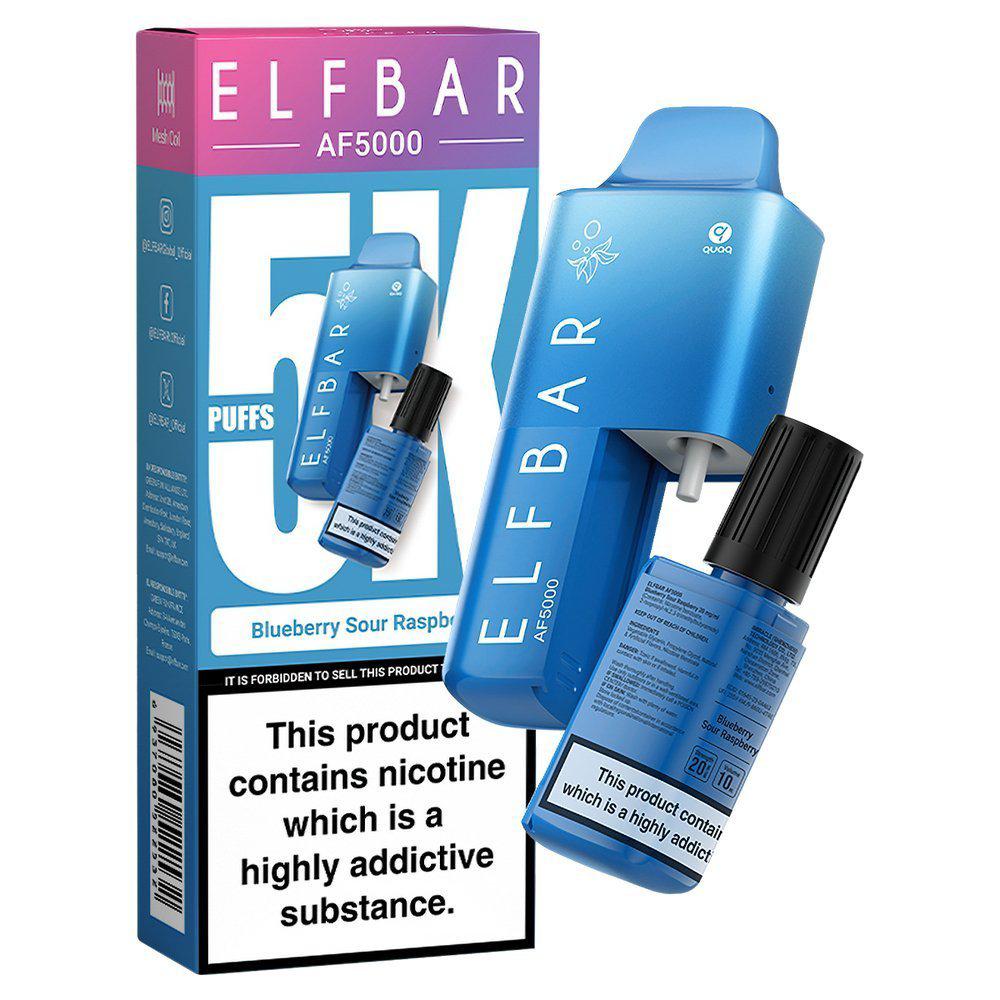 Elf bar AF5000 Puffs Disposable Vape (Pack of 10)