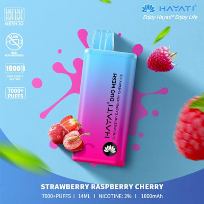 Hayati Duo Mesh 7000 Puffs Disposable Vape Bar Pod Kit