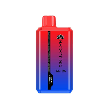 Hayati Pro Ultra 15000 Puffs Disposable Vape(Blue+Red) Watermelon Hubba bubba