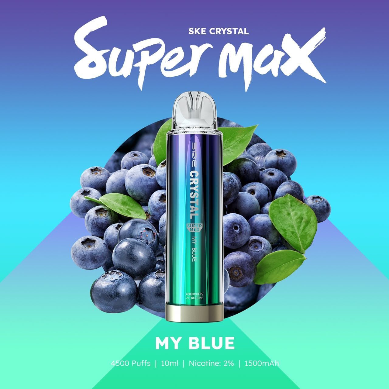 Ske Crystal Super Max 4500 Disposable Vape Puff Pod Device